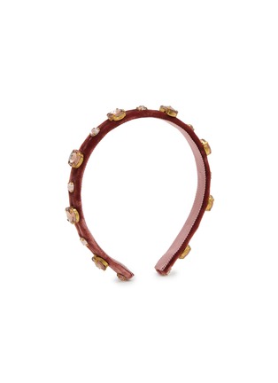 模特儿示范图 - 点击放大 - JENNIFER BEHR - Kendall Antique-Rose Headband (Hong Kong Only)