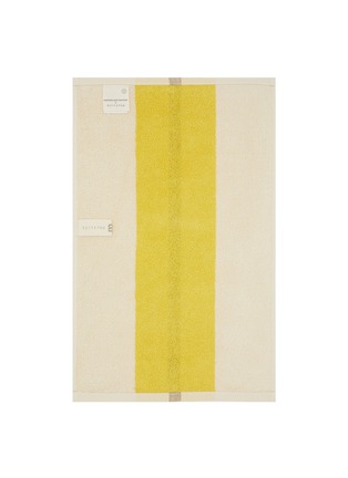  - SUITE702 - x Karel Martens Guest Towel — Brown/Yellow