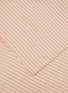 Detail View - 点击放大 - SUITE702 - Woven Thick Stripe Queen Size Duvet Cover — Peach/Ecru