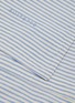 Detail View - 点击放大 - SUITE702 - Woven Stripe King Size Duvet Cover — Blue/Ecru