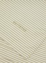 Detail View - 点击放大 - SUITE702 - King Size Woven Thick Stripe Percale Duvet Cover — Olive/Ecru