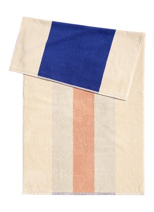 首图 –点击放大 - SUITE702 - X Karel Martens Bath Towel — Royal Blue/Peach