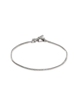 细节 - 点击放大 - JOHN HARDY - Classic Chain Manah Sterling Silver Foxtail Heart Bracelet — Size US