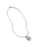 细节 - 点击放大 - JOHN HARDY - Classic Chain Manah Sterling Silver Diamond Heart Pendant Necklace — Size 16-18