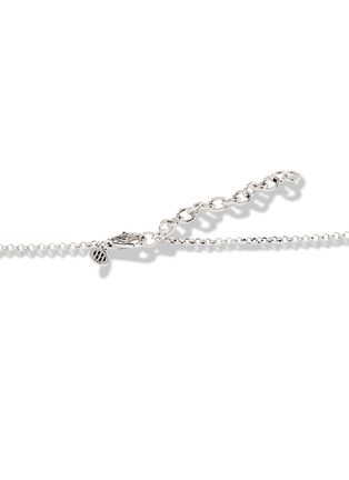 正面 -点击放大 - JOHN HARDY - Classic Chain Manah Sterling Silver Diamond Heart Pendant Necklace — Size 16-18