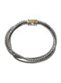 正面 -点击放大 - JOHN HARDY - Classic Chain 18K Gold Silver Triple Row Bracelet — Size UM