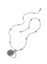 细节 - 点击放大 - JOHN HARDY - Moon Door Sterling Silver Blue Sapphire Pendant Necklace — Size 28-30