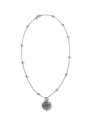 首图 - 点击放大 - JOHN HARDY - Moon Door Sterling Silver Blue Sapphire Pendant Necklace — Size 28-30