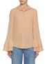 首图 - 点击放大 - CHLOÉ - Georgette Ruffle Sleeve Silk Blouse