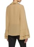 背面 - 点击放大 - CHLOÉ - Georgette Ruffle Sleeve Silk Blouse