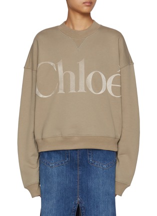 首图 - 点击放大 - CHLOÉ - Fleece Logo Cotton Sweater