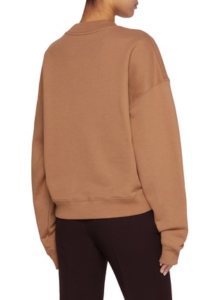 背面 - 点击放大 - CHLOÉ - Fleece Logo Cotton Sweater