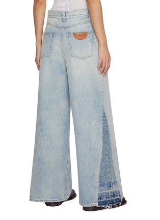 背面 - 点击放大 - CHLOÉ - Light Bleached Cotton Wide Leg Jeans