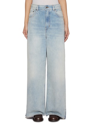 首图 - 点击放大 - CHLOÉ - Light Bleached Cotton Wide Leg Jeans