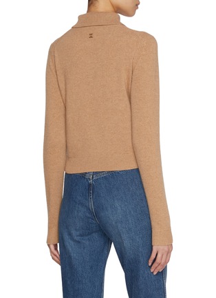 背面 - 点击放大 - CHLOÉ - Polo Neck Wool Knit Top