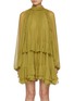 首图 - 点击放大 - CHLOÉ - Ruffle Silk Mousseline Mini Dress