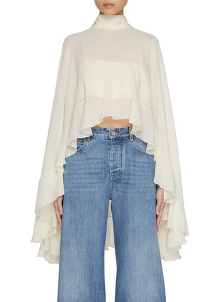 首图 - 点击放大 - CHLOÉ - Ruffle Silk Georgette Blouse