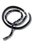 细节 - 点击放大 - JOHN HARDY - Classic Chain Sterling Silver Brown Leather Triple Wrap Bracelet — Size UL