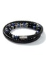 背面 - 点击放大 - JOHN HARDY - Classic Chain Sterling Silver Brown Leather Triple Wrap Bracelet — Size UL