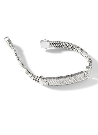 细节 - 点击放大 - JOHN HARDY - Classic Chain Diamond Sterling Silver Station Bracelet — Size UM