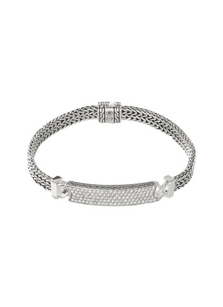 首图 - 点击放大 - JOHN HARDY - Classic Chain Diamond Sterling Silver Station Bracelet — Size UM