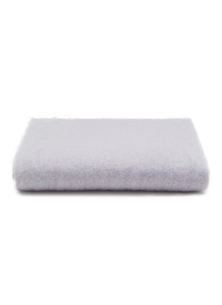 首图 –点击放大 - YVES DELORME - Mohair Blanket — Silver