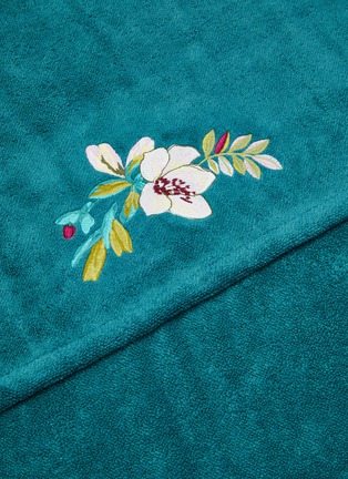 Detail View - 点击放大 - YVES DELORME - Panorama Bath Towel — Teal