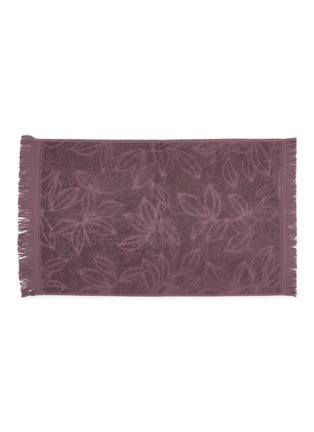 Main View - 点击放大 - YVES DELORME - Givre Guest Towel — Purple Iris