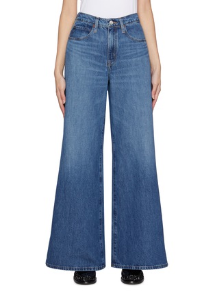 首图 - 点击放大 - FRAME - Easy Wide Leg Medium Wash Jeans