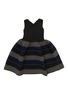 模特儿示范图 - 点击放大 - CFCL - Pottery Striped Sleeveless Kids Dress