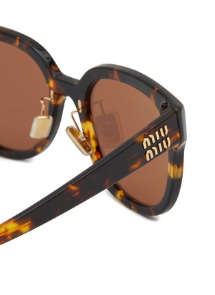 细节 - 点击放大 - MIU MIU - Acetate Square Sunglasses