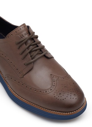 细节 - 点击放大 - COLE HAAN - ØriginalGrand Remastered Wingtip Leather Men's Sneakers