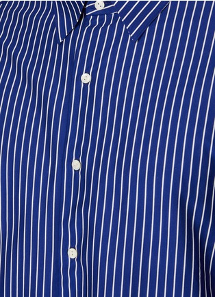  - J∞QUALITY  - Goodpeople Goodstitching Goodproduct Striped Cotton Blend Shirt