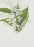 Detail View - 点击放大 - SUMMERILL & BISHOP - Lily of the Valley 'Muguet' Linen Napkin — Pale Green