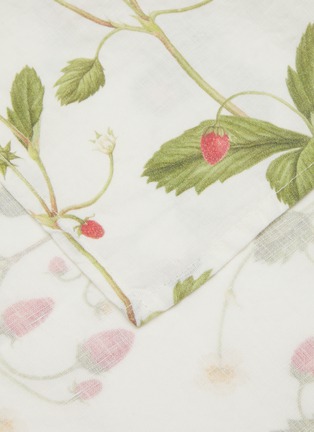 细节 –点击放大 - SUMMERILL & BISHOP - FRAISE DE BOIS 印花亚麻餐巾