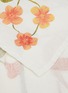 Detail View - 点击放大 - SUMMERILL & BISHOP - Capucines Linen Tablecloth — Peach Pink/Avocado Green