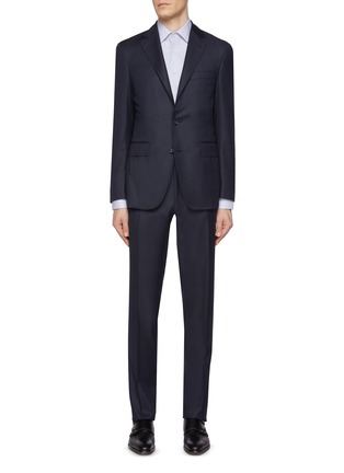 首图 - 点击放大 - CANALI - Notch Lapel Single Breasted Wool Suit