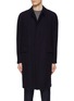 首图 - 点击放大 - CANALI - Hidden Button Wool Overcoat