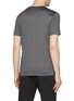 背面 - 点击放大 - CANALI - Short Sleeve Crewneck Silk T-Shirt
