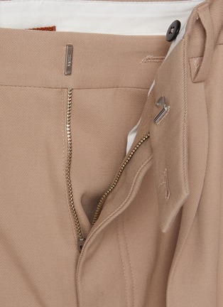  - ZEGNA - Pleated Cotton Wool Trousers