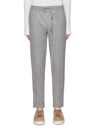 首图 - 点击放大 - ZEGNA - Tapered Wool Silk Jogger Trousers