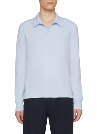 首图 - 点击放大 - ZEGNA - Open Collar Cashmere Polo Shirt