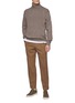 模特儿示范图 - 点击放大 - ZEGNA - Turtleneck Oasi Cashmere Sweater