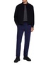 模特儿示范图 - 点击放大 - ZEGNA - Winter Chino Flat Front Pants