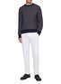 模特儿示范图 - 点击放大 - ZEGNA - Winter Chino Flat Front Pants