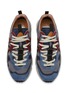 细节 - 点击放大 - FLOWER MOUNTAIN - Lenzan Man Suede Textile Men's Sneakers