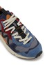 细节 - 点击放大 - FLOWER MOUNTAIN - Lenzan Man Suede Textile Men's Sneakers