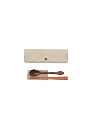 Detail View - 点击放大 - MARUNAO - Chopsticks and Spoon Set — White