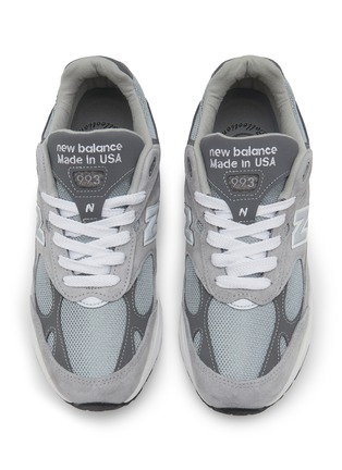 细节 - 点击放大 - NEW BALANCE - Made in USA 993 Suede Low Top Sneakers