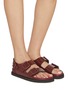 模特儿示范图 - 点击放大 - BIRKENSTOCK 1774 - Milano Patent Leather Sandals